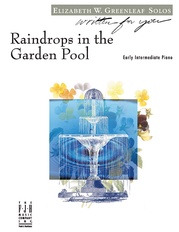 Raindrops in the Garden Pool