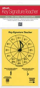 Alfred's Key Signature Teacher: All-In-One Flashcard (Yellow)
