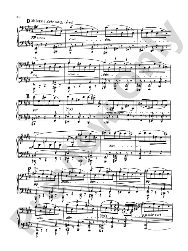 Bruckner: Symphony No. 7 in E Major (ISBN: 0757912818): II. Adagio 