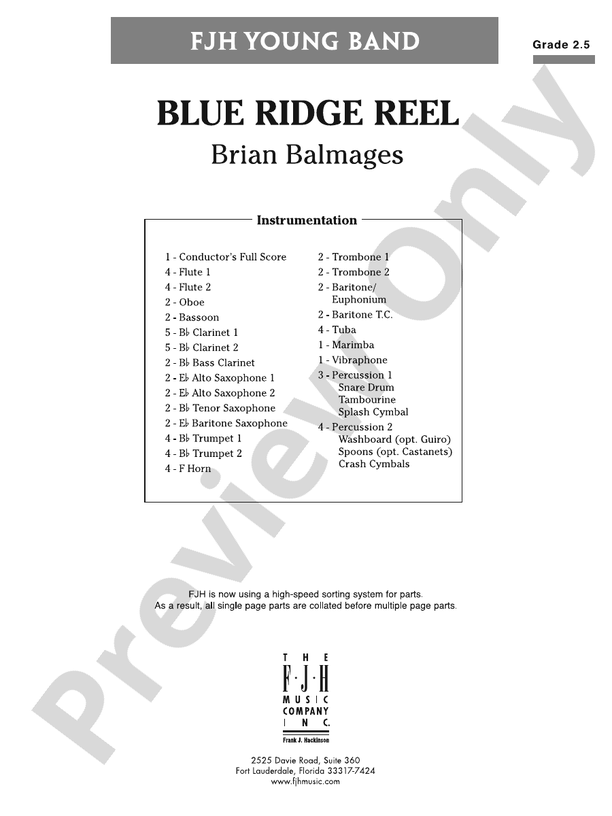Blue Ridge Reel