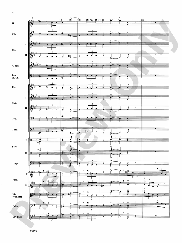 Symphony No. 4: Score: Full Orchestra Score - Digital Sheet
