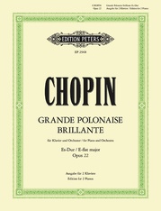 Grande Polonaise Brillante in E flat Op. 22 for Piano and Orchestra