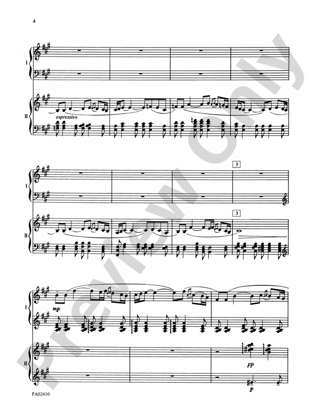 Polovetsian Dances: from Prince Igor - Piano Duo (2 Pianos, 4 Hands)