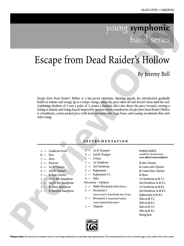 Escape from Dead Raider's Hollow