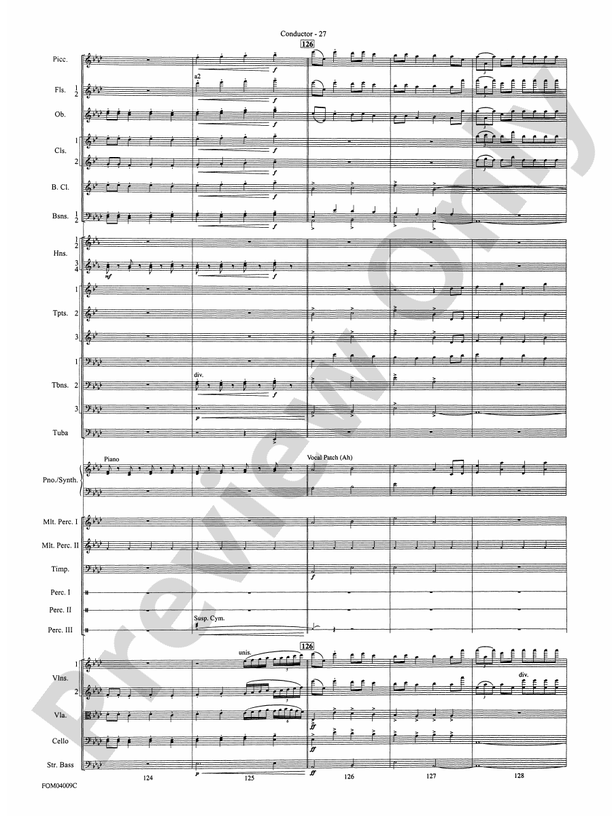 The Polar Express, Concert Suite from