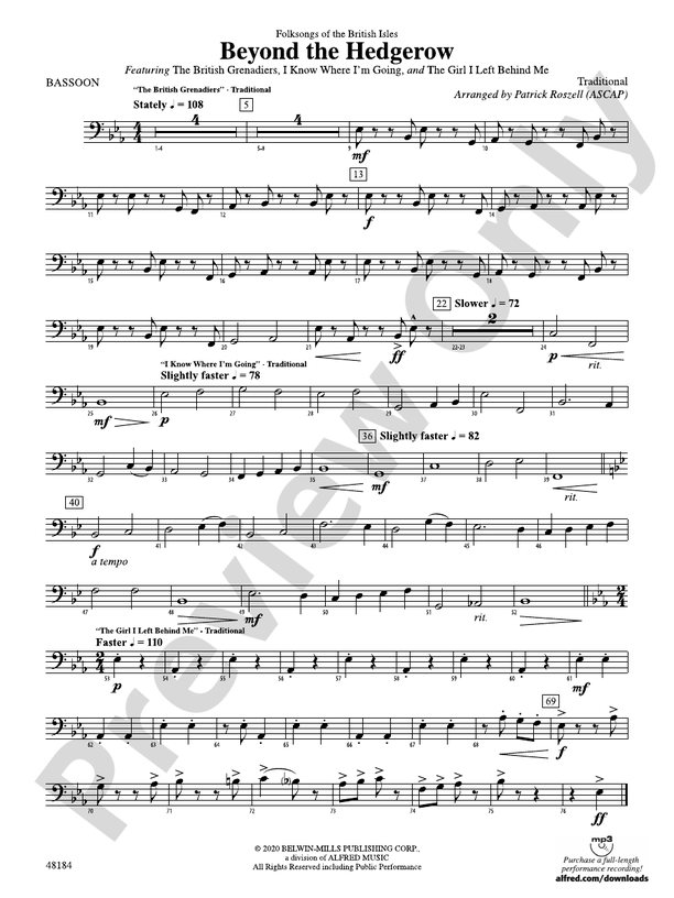 Beyond the Hedgerow: Bassoon