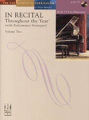In Recital® Throughout the Year, Volume Two, Book 3