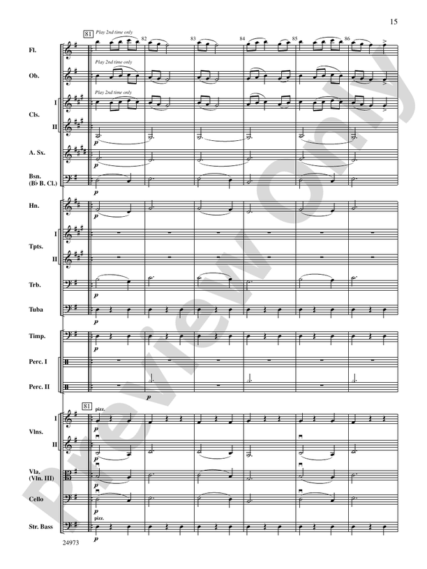 Capriccio Espagnol: Full Orchestra Conductor Score & Parts