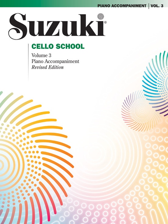 Suzuki Cello School Piano Acc., Volume 3 (Revised)
