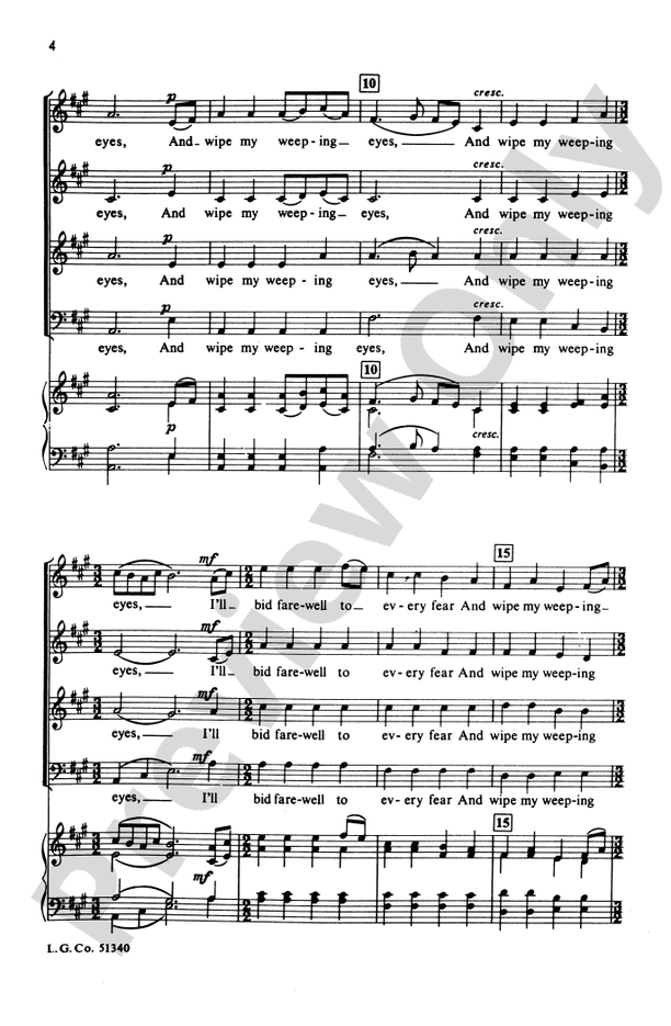 When i can read my title clear satb choral octavo digital sheet