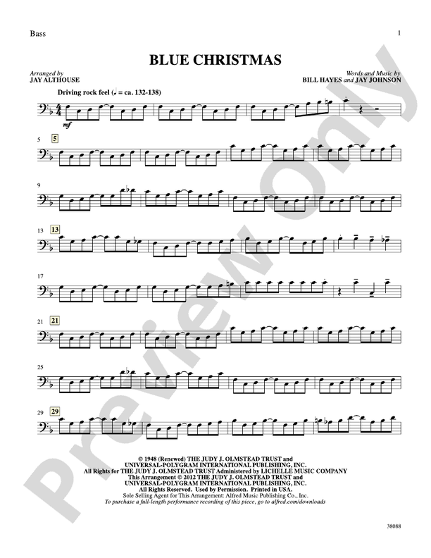 Blue Christmas: String Bass
