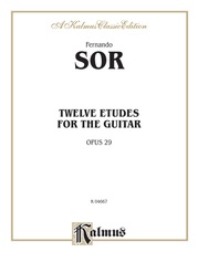 Sor: Twelve Etudes, Op. 29