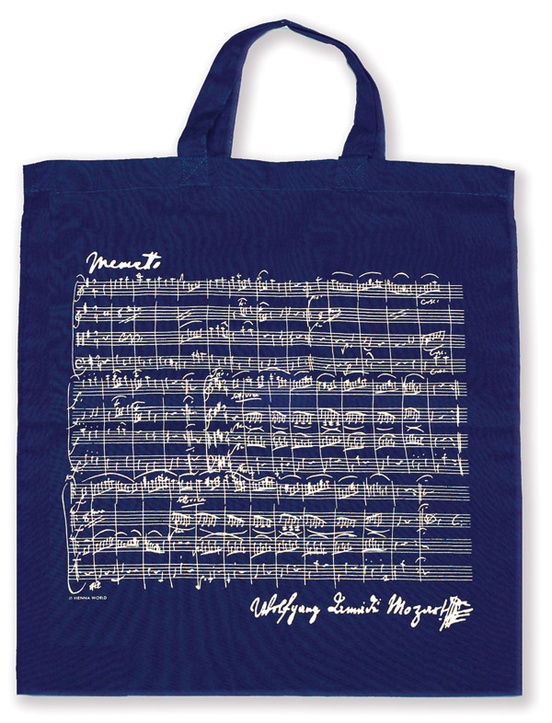Tote Bag: Mozart (Navy)
