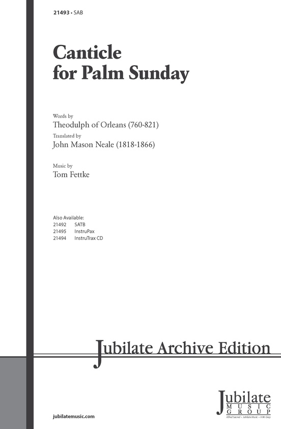 Canticle for Palm Sunday