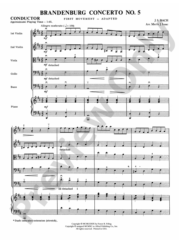 Brandenburg Concerto No. 5