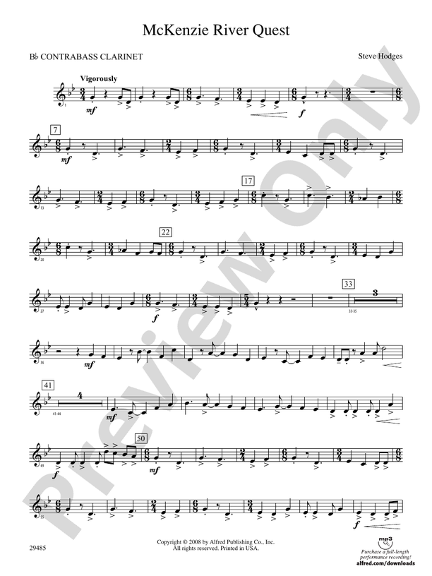 McKenzie River Quest (wp) Bflat Contrabass (wp) Bflat