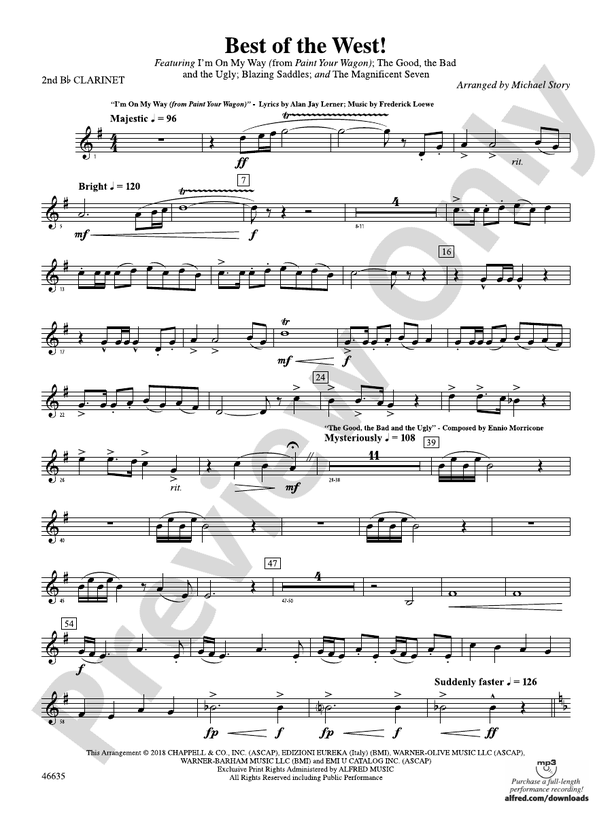 Best of the West! 2nd Bflat 2nd Bflat Part