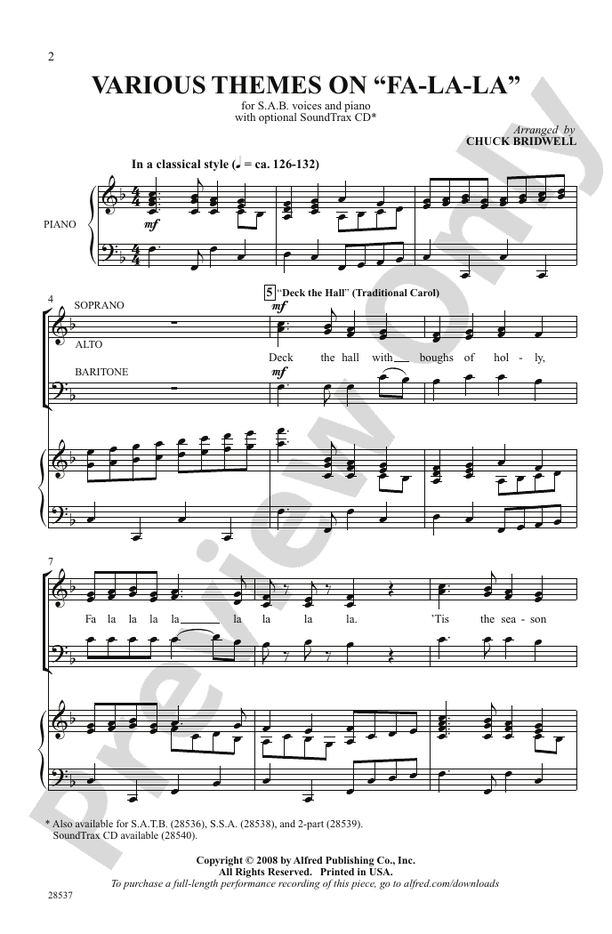Various Themes on "Fa-La-La"