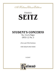 Student's Concerto No. III in G Minor, Opus 12