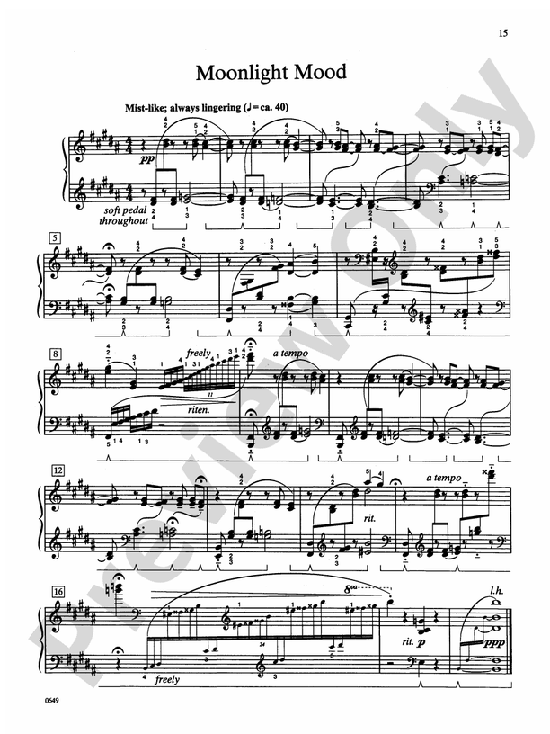 Moonlight Mood - Piano Solo