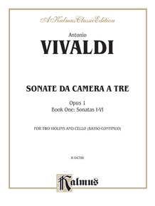 Sonatas da Camera a Tre, Opus 1 (Volume I, Nos. 1-6)