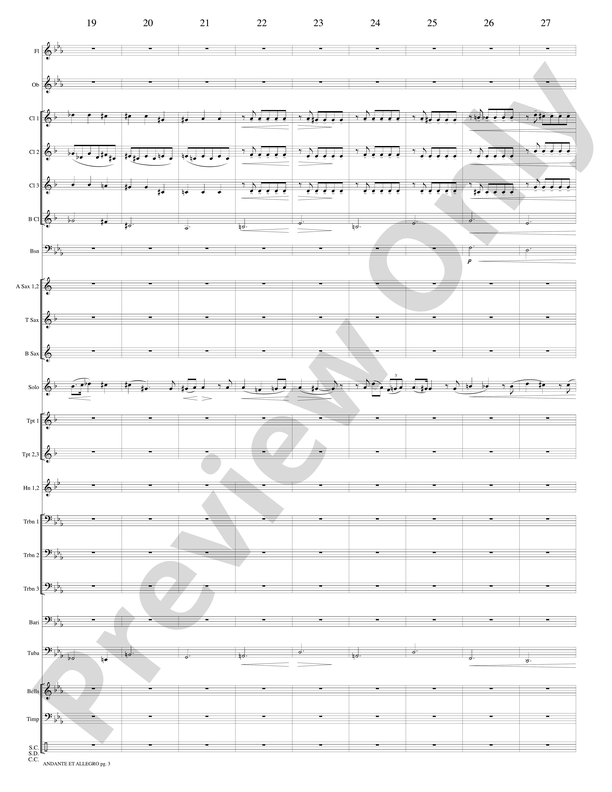 Andante et Allegro (Solo Trumpet and Concert Band)