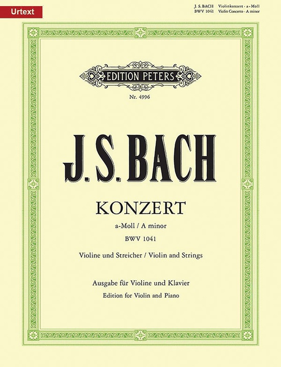 J.S. Bach - Violin Concerto No. 1 in A Minor, BWV1041; Violin