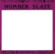 Music Mind Games, Level 1: Number Slate Cards
