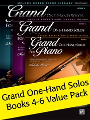 Grand One-Hand Solos Books 4-6 (Value Pack)