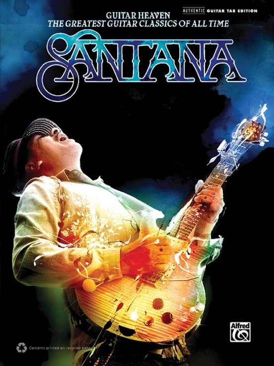 Santana Guitar Heaven Authentic Guitar Tab Book Carlos