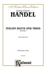 Handel: Italian Duets and Trios, Volume I (Italian)
