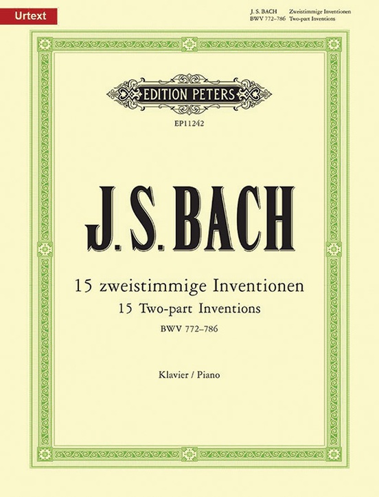 Two-part Inventions BWV 772-786 for Piano: Piano (Solo): Johann