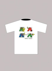 Taste Brass! T-Shirt: White (Large)