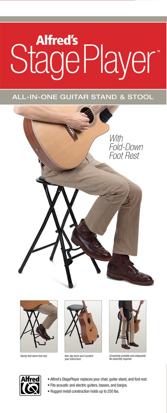 Alfred's StagePlayer Guitar Stand & Stool