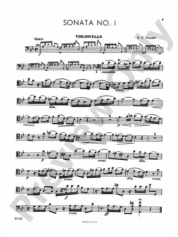 Handel: Sonata No. 1 in G Minor