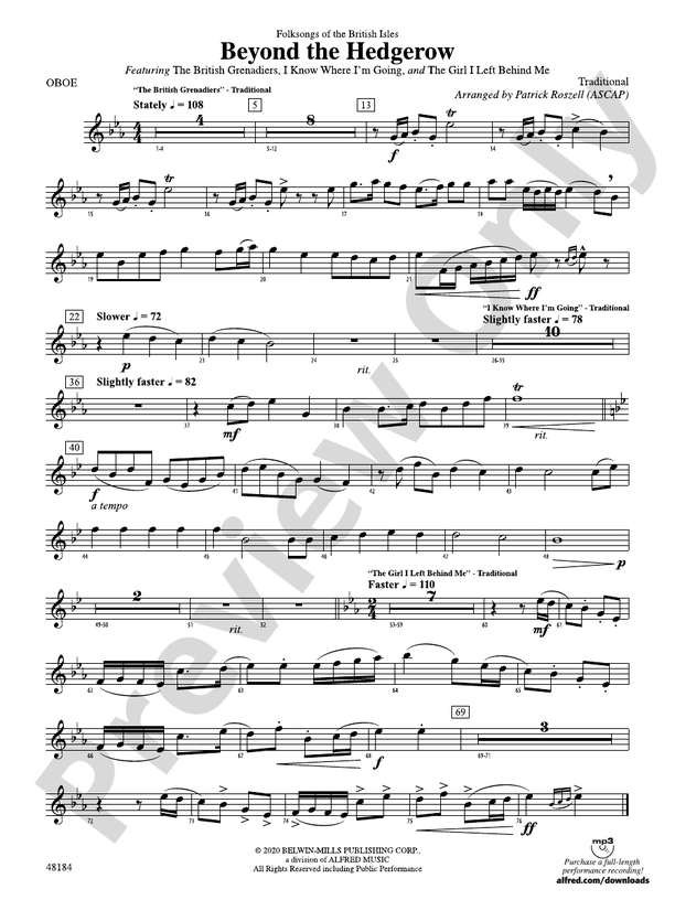 Beyond the Hedgerow: Oboe