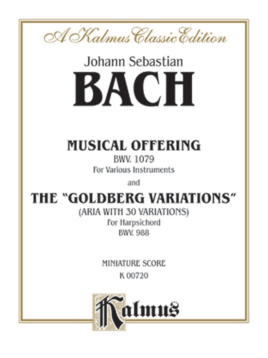 The Musical Offering and The "Goldberg Variations"