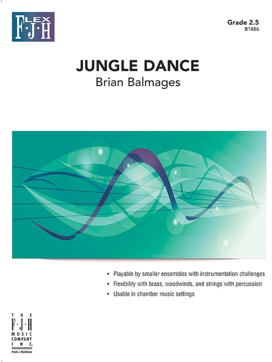 Jungle Dance Concert Band Conductor Score Brian Balmages Sheet Music