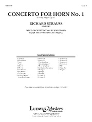 Concerto for Horn No. 1 (band accompaniment)