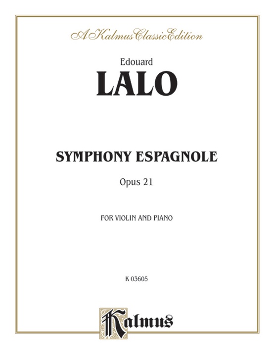 Symphony Espagnole, Opus 21