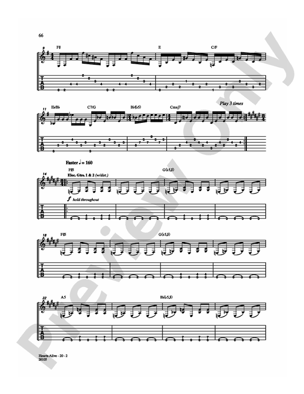 Hearts Alive: Guitar TAB: Mastodon - Digital Sheet Music Download