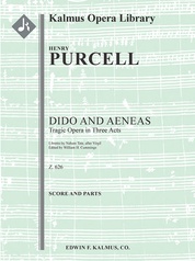 Dido and Aeneas, Z. 626: : Henry Purcell | Sheet Music