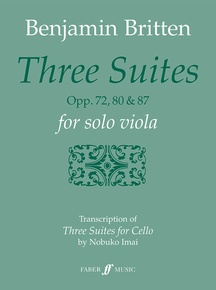 Three Suites, Opp. 72, 80 & 87 for Solo Viola
