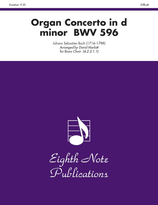 Organ Concerto in D Minor, BWV 596