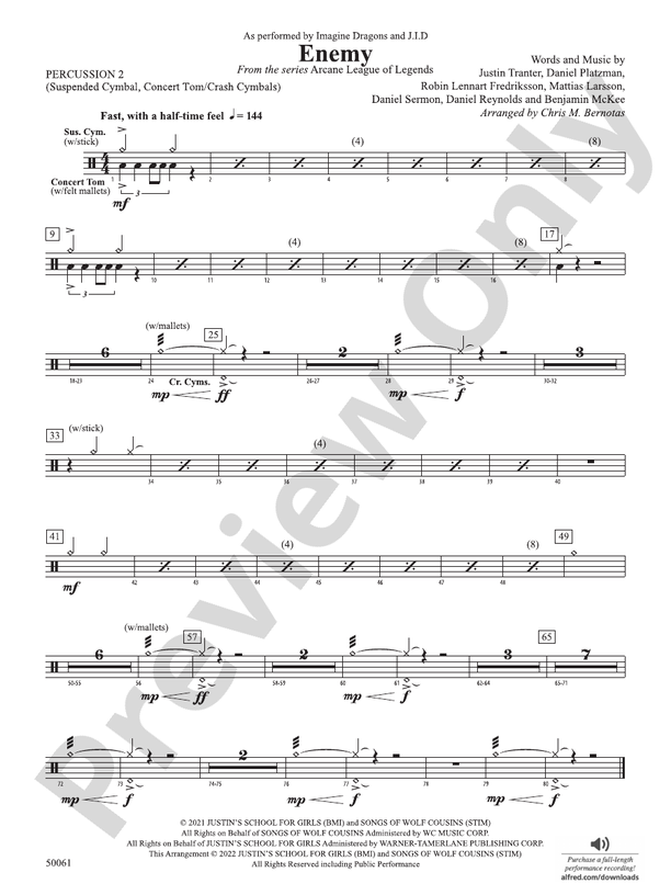Enemy: 2nd Percussion