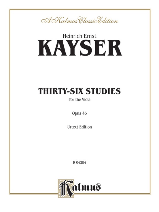 Thirty-six Studies, Opus 43