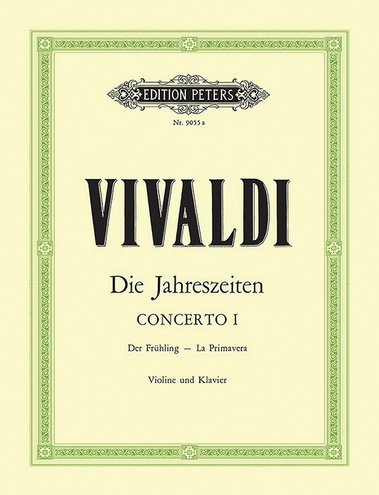 Violin Concerto in E Op. 8 No. 1 Spring (Edition for Violin and Piano) Violin & Piano Antonio