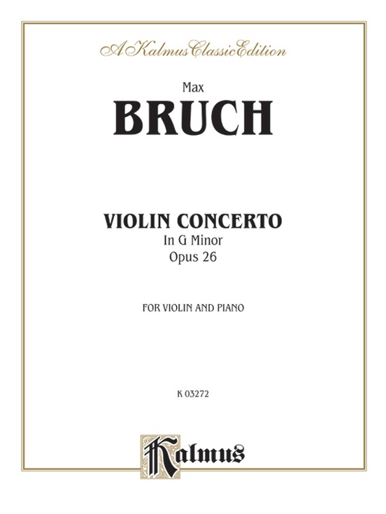Violin Concerto in G Minor, Opus 26