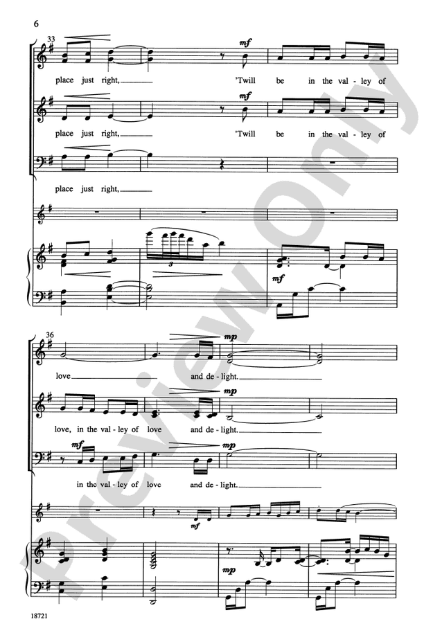 Simple Gifts: SSAB Choral Octavo - Digital Sheet Music Download