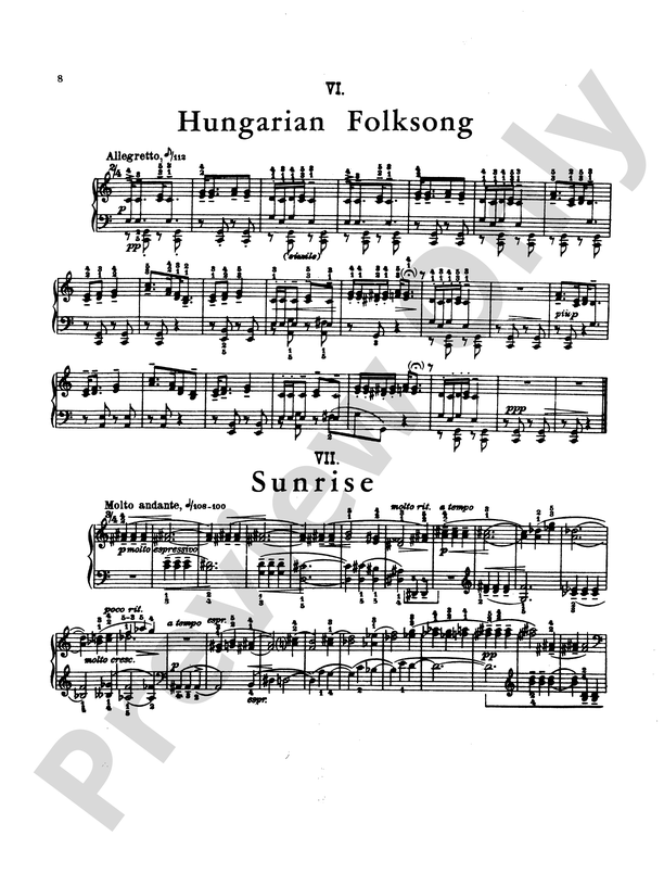 bart-k-ten-easy-pieces-hungarian-folksong-part-digital-sheet-music